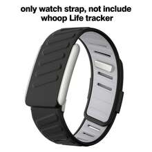 1pc Silicone Wristband Compatible With 5.0 Band, Soft Silicone Sports Loop Strap For Men & Women, With U Shapped Connector For 5.0 LIFE ECG - Multicolor - View 9