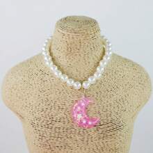 Colliers élastiques pour animaux de compagnie (chats et chiens) de petite et moyenne taille avec des décorations de diamants, arcs, étoiles, lune et perles. Accessoires décoratifs magnifiques pour chiots et chatons