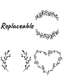 定制婚礼花瓶，个性化陶瓷花瓶，印有新人姓名首字母和日期；浪漫花卉浇水壶；新婚餐桌装饰；优雅乡村风婚礼回礼；订婚纪念日/新娘送礼会纪念品；春、夏、秋季家居装饰；家居装饰；房屋装饰；花园装饰；园艺用品；馈赠亲友的最佳礼物；婚礼装饰 - 彩色 - 查看 5