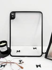 1pc High Transparency Acrylic Black Frame IPad Tablet Protective Case, Acrylic Anti-Bending, Full Frame Anti-Drop, Light And Ultra-Thin Hard Shell, Minimalist/Fresh/Casual Style, Compatible With IPad Mini6/Mini7/Air1/Air2/9.7/10.2/10.5/Air4/Air5/10.9/Pro11/10th/Air 11-In.(M2)-2024/Pro 11-In.(M4)-2024/IPad Air 11-Inch (M3) 2025/IPad (A16) 11 Inch 11th Generation 2025 Apple Models, Product Does Not Include Apple Pencil - Black - View 4