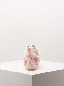 Floral Bag, Sequin Bag, Bridal Party Clutch, Ball Gown Bag, Ball Gown Accessories, Elegant Ladies Bag, Wedding Supplies, Shiny Spherical Wallet (Pattern Random) - Multicolor - View 5