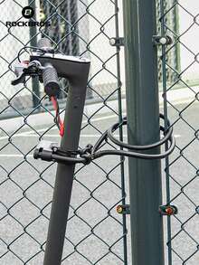 ROCKBROS 无钥匙踏板车锁，高强度防盗，易于存放，适用于自行车、摩托车、踏板车 - 彩色 - 查看 4