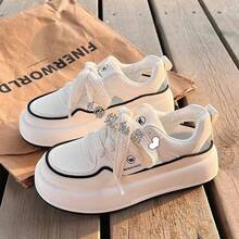 Women Sports Shoes - White Card-super Hot With Skirt and Mesh Shoes - View 1