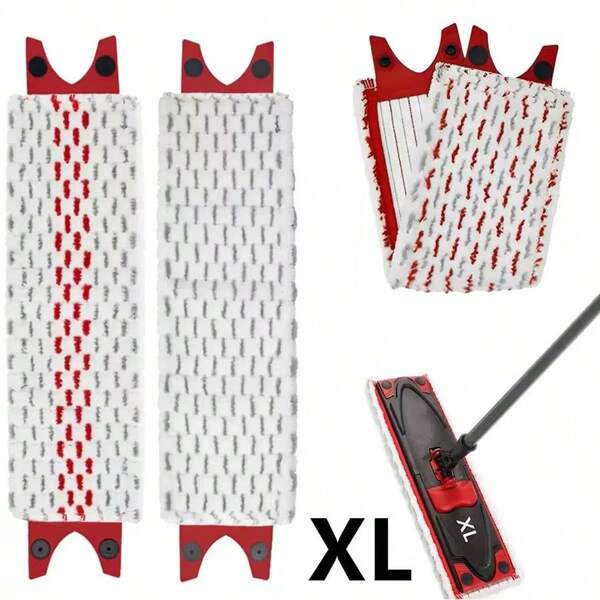 Vervangende pad voor UltraMax XL natte en droge vlakke mop, Home Microfiber Mop Navulling