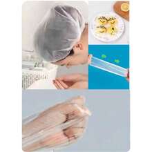 200 PCS Disposable Shower Caps Plastic Clear Hair Cap Elastic Waterproof Hair Bath Caps Thining Shower Cap For Women Men S Hotel And Hair Salon Travel Spa Home U Beauty Salon Accories - Clear - View 7