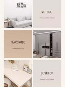 1 Roll Of Light Green Wallpaper In Various Colors Peel And Stick Wallpaper Matte Multi-Color Contact Paper Peel And Stick Wallpaper For Bedroom Self-Adhesive Wallpaper For Wall Coverings Countertops Walls, Skin Texture, Fits Skin