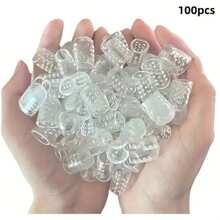 100pcs Silicone Finger & Toe Protector Sleeves - Breathable Anti-Friction Cushion,Reusable Soft Comfortable Silicone Guards For Manicure, Sports And Outdoor Activities, Suitable For Running, Cycling, Gym, Hiking