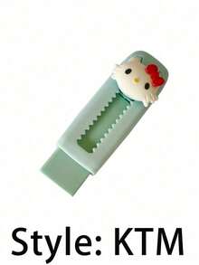 Sanrio 1 件    可伸缩橡皮擦，适合学生和办公室使用，适合返校学习用品（某些部件可能是随机的） - 彩色 - 查看 12