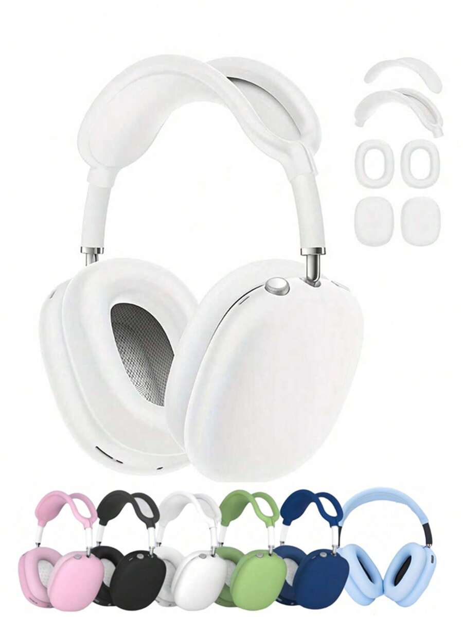 6pcs Silicone Earphone Protective Case Set Compatible With Max/New Max 2025, Anti-Scratch And Washable, Protective - Multicolor - View 1