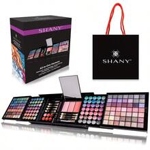 SHANY All In One Harmony Makeup Set Ultimate Color Combination Eyeshadows Blush Powder Lipgloss Lipstick Mini Makeup Brushes Makeup Applicators HOLIDAY GIFT IDEA New Edition - HARMONY - View 2