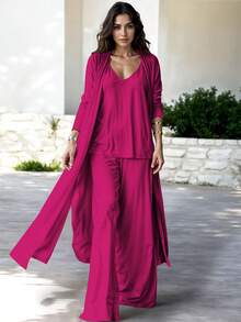 Women's Casual Set, Blouse, Blouse And Pants - Buganvilia - 查看 1