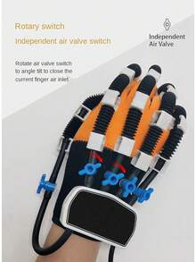 Rehabilitation Robot Gloves, Stroke Hemiplegia Rehabilitation Training Equipment, Finger Straightening Brace Guard Protector, For Hand Function Recovery,Left Hand,L Code… - Right Hand - View 4