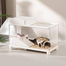 乌龟养殖缸造景家用鱼缸宠物爬台底排水专用箱