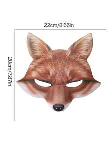 万圣节动物面具有趣的万圣节面具，适用于万圣节、复活节、狂欢节、圣诞节、化妆舞会、化妆派对、角色扮演道具（各种动物风格） - 彩色 - 查看 9