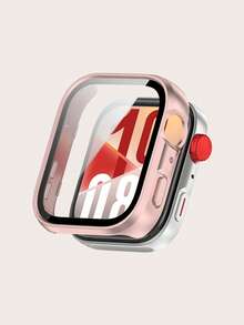 1pc Plain Women/Men Screen Protector + Scratch Proof Cover Case Compatible With Huawei Watch Fit 4 - Watch Fit 4 - View 13