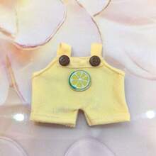 仅限服装 - 畅销 17 厘米毛绒娃娃第一代/第二代/第三代 Labobo 服装，10 厘米名人毛绒娃娃服装，适合 的可爱水果吊带裤 - 彩色 - 查看 7