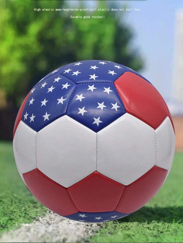 1 stuk nieuwe voetbal, officiële maat 5, PU-materiaal, sportcompetitiewedstrijd, trainingsballen