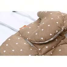 Imbottitura in cotone per passeggino, carrello per sedia da pranzo per bambini, imbottitura in puro cotone, cuscino universale per seduta del passeggino, disponibile su entrambi i lati, 68 x 33 cm