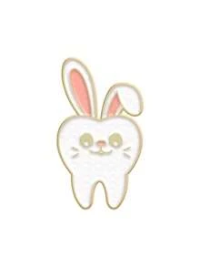 1/10 Stücke witziger, kreativer Zahnpflege Cartoon Email Anstecknadel, vielseitiges Modeaccessoire für Kleidung & Taschen - Verschiedenfarbig - Übersicht 19