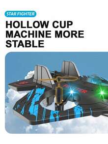 Den senaste fjärrstyrda stridsdrönaren 479-modellen från 2025 erbjuder både handhållen kontroll och gravitationsavkännande fjärrkontroll. Den är utrustad med ett start- och landningssystem med en knapptryckning, 360° rullningsfunktion och svävande flygfunktion. Dessutom är det ett stridsflygplan/belysande glidflyghelikopter i EPP-skummaterial, en unisex leksaksdrönare.