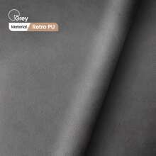 Extendable Dining Table And Chairs Set Of 6, Concrete Effect Rectangular Table With Upholstered Faux Leather Chairs For Dining Room,Kitchen - White Marble Table + 6 Gray PU Chairs - View 7