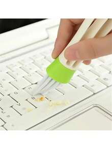 1 Stück Multifunktions Doppelkopf Reinigungsbürste, abnehmbar für Autoklimaanlagen Lüftungsschlitze, Tastaturen, Jalousien, Staubentfernung