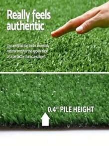 1pc Artificial Lawn, Realistic Indoor And Outdoor Garden Balcony Decoration Landscape Synthetic Fake Grass Pet Carpet