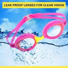 COOCL Swim Goggles UV Protection AntiFog Lenses Adjustable Strap - 藍/黃 - 查看 2