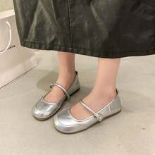 Mary Jin Evening Shoes New Flat Shoes With Skirts Grandma Shoes Mother Gourd Mary Jin Formal Shoes 2025 Comfortable Leisure Work Style Ballet Flat Shoes Valentine's Day Mother's Day Birthday Gift Couple Gift - 棕色 - 查看 2