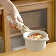 1 件硅胶隔热锅架、防滑盘夹、蒸笼钳、碗盘夹、耐热厨房烹饪工具，用于处理热菜和炊具 - 彩色 - 查看 12
