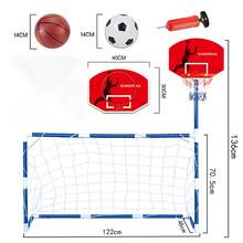 便携式壁挂篮球板，可拆卸篮球架，儿童学生运动玩具，男孩室内/室外锻炼玩具