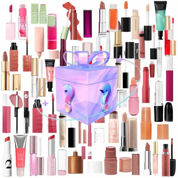 Limited-Time Opening Of Beauty Blind Boxes! Randomly Paired With Popular Items Like Lipsticks And Foundations, Use These Surprising Makeup Essentials To Start Your Shining Moments.Send One Of Them Randomly. If You Receive A Product That Is Not Shown In The Picture, Congratulations! You Have Received The Hidden Version.