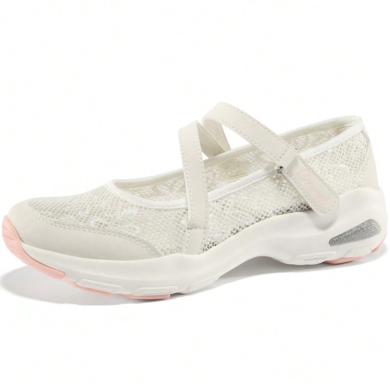 Zapatos casuales cómodos y transpirables para mujer, zapatillas deportivas de malla transpirable y ligera