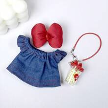 [Solo abbigliamento] Vestiti compatibili con le bambole da 17 cm, accessori di abbigliamento per vestire le bambole, con abiti di moda e fiocchi, collezione primavera/estate, regalo per compleanni, Pasqua, Natale, vacanze, graziosa gonna principessa (bambolina non inclusa)