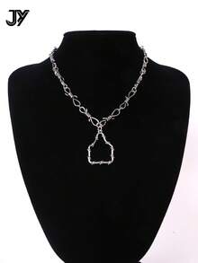 1 件男士 INS 嘻哈朋克荆棘吊坠项链 - 項鍊 - 查看 6