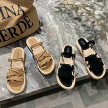 Women Sport Sandals - 卡其色(防脫膠輕盈底) - 查看 6