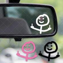 Miếng dán xe máy Smiling Little Man Vinyl chống thấm nước Mũ bảo hiểm xe máy Bình xăng Tấm ốp hông Trang trí - Một cỡ - Xem 6