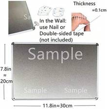 Tin Sign Bar Plaque |   Metal Wall Decor Poster |   Rock Band 80's 90's 8 X 12 In. |   Classic Decorative Sign For Home Kitchen Bar Room Garage |   Rock Music, Black - 1 - 查看 2