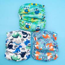3pcs Male Dog Belly Bands Dog Pants Small Dog Cloth Diaper Reusable Absorbent Pad, Pet Supplies Anti-Harassment Leash