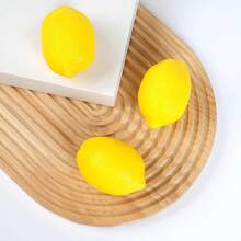 10 件 7 厘米黄色人造柠檬假水果柠檬用于 DIY 柠檬花环藤蔓插花厨房餐桌花瓶填充摄影道具春夏装饰 - 10PCS黃色檸檬 - 查看 9