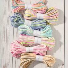 1 件 3 毫米渐变色芯绳，DIY 手机挂绳，花边编织绳