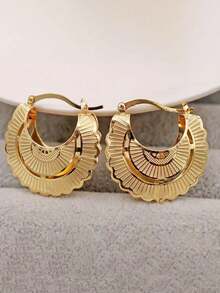 1 对青少年漂亮耳坠，适合女孩礼物，适合日常装饰，适合派对珠宝，适合圣诞节礼物 - 2# - 查看 3