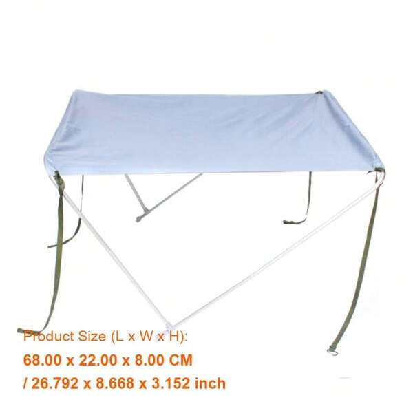 White Portable UV-Resistant Folding Tent Canopy Awning Sunshade Shelter Outdoor Cover
