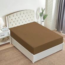 Mellanni King Fitted Sheet - Iconic Bedding Sheets With Up To 16 Inch Deep Pocket - Soft & Cooling - Fade & Stain Resistant - 1 PC (King, Light Blue) - 1886 摩卡 - 查看 8