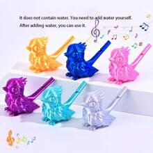 1 Pc New Whistle, New Waterfowl Whistle. Oral Muscle Training To Learn Bird Calls. 3D Printed Blow Birdie Toy, Realistic Whistle Model, Can Be Filled With Water, Party & Birthday Gift[Style/Color Random, Without Water Inside, Need To Add Water Yourself] - Multicolor - View 15