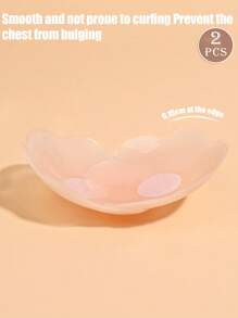 Set de 8 pezoneras de silicona en caja de regalo, antideslizantes, que previenen la protrusión del pezón, almohadillas de sujetador invisibles, pétalos adhesivos para el pecho para bodas, trajes de baño, bikinis, vestidos sin espalda y de noche, lavables y reutilizables