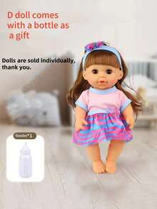 这款儿童玩具推车娃娃可以喝水、发出声音和小便。推车可折叠便携，为孩子们带来童年过家家的乐趣。（请注意：娃娃和推车是分开出售的。） - 彩色 - 查看 11