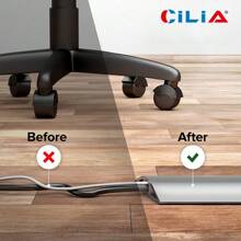 CILIA 1 Roll 6cm*1m 4 Colors Floor Cord Cover,Self-Adhesive,Cable Protector,Extension Protect Wires & Prevent Trips, Management Solution, Surface Mounted Cord Protection Coverl ,Suitable For Floors, Walls And Desktops