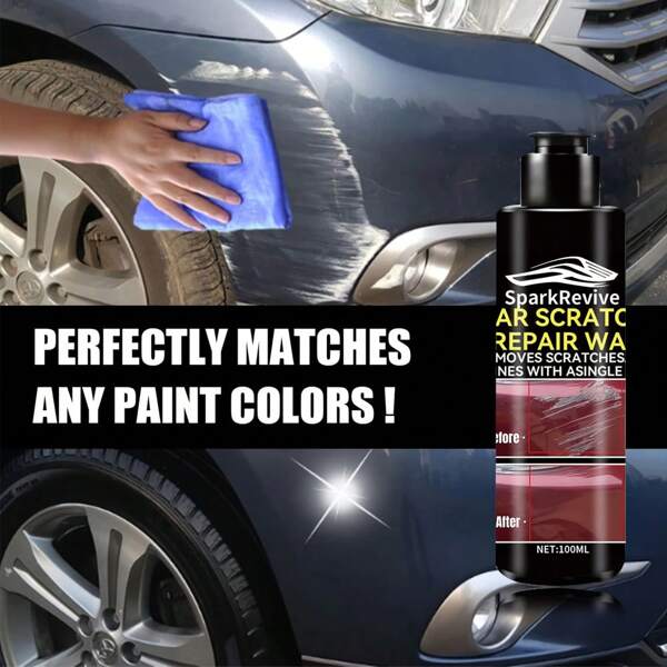 Cera reparadora de arañazos para pintura de coche 100ml