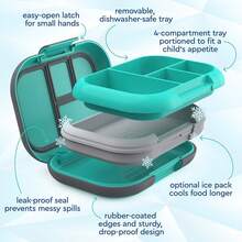 Lunch Box - Electric Aqua - View 5